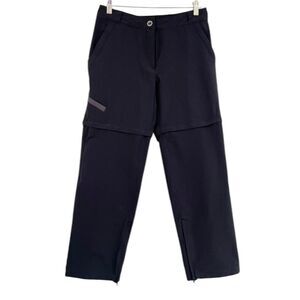 ExOfficio Convertible Black Nylon Hiking Pants Womens Sz 10 Gorpcore Outdoor